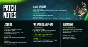 【APEX】シーズン27パッチノート公開！！