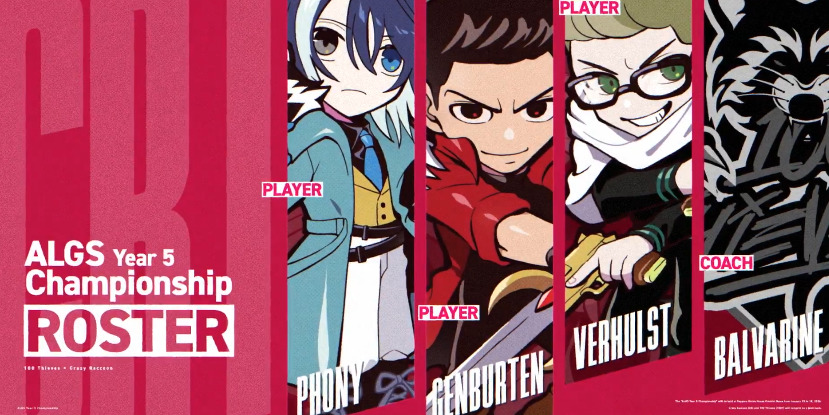 【APEX】Crazy Raccoon と100 Thievesが合同チーム「Crazy Thieves」発表