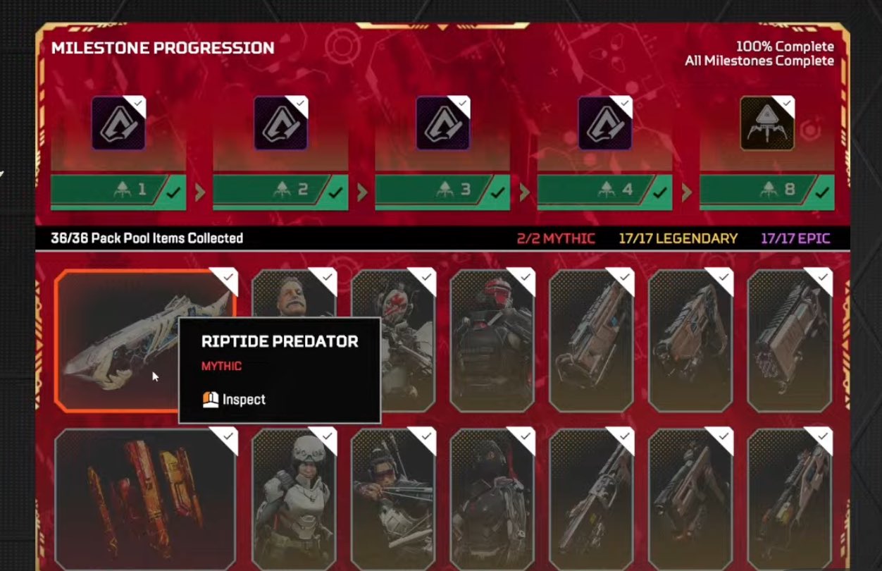 【APEX】7周年記念イベントアイテム