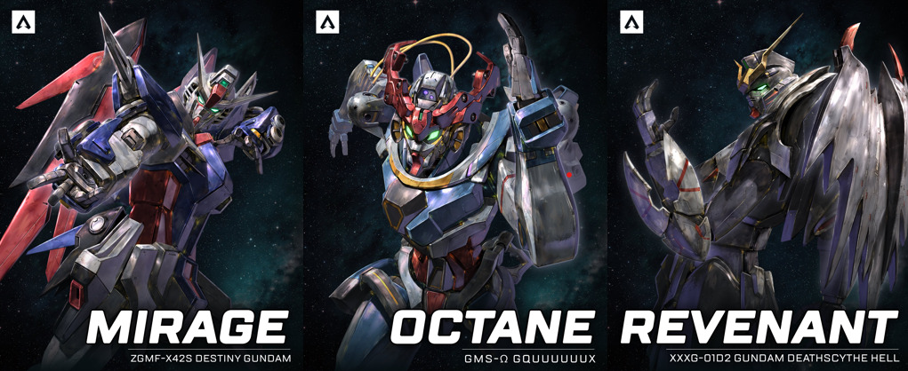 【APEX】ガンダムコラボアート(作画森下直親氏)