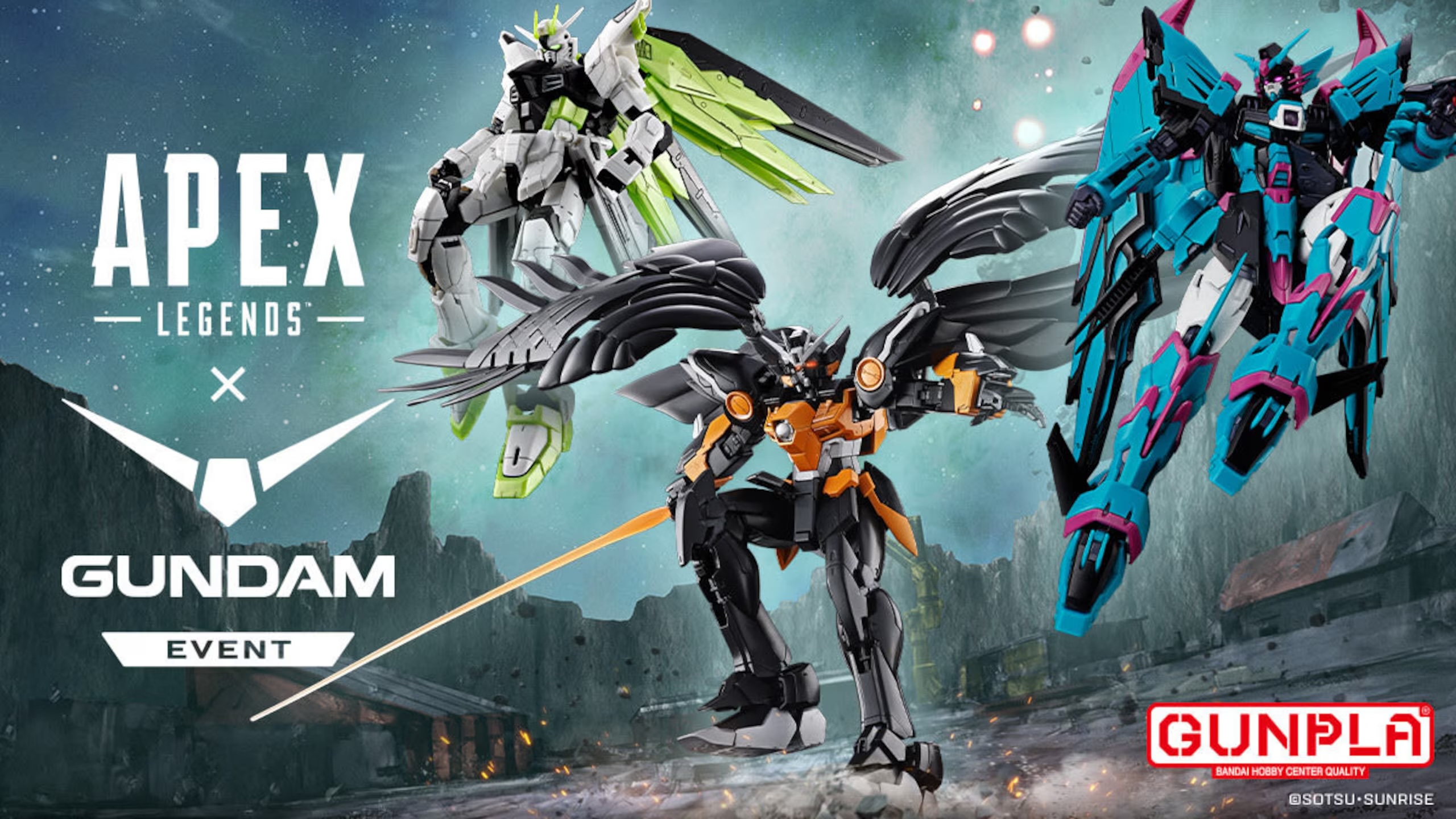 Apex Legends仕様のガンプラ全3種が発売！2026年3月19日(木) 午後12:00(日本時間)から注文受付
