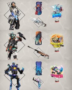 【APEX】SP2バトルパススキン（カタリスト、ローバ、スパロウ、ブラハ、パス）