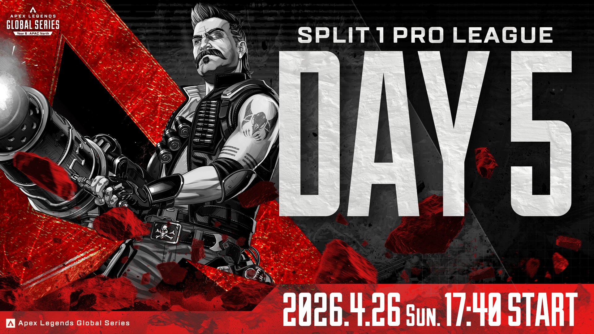 【ALGS】YEAR6 APACN SP1プロリーグDAY5は本日17:40配信開始！！