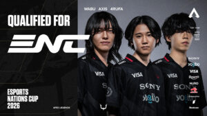 【ENC】日本代表は　4rufa選手　Axis選手　Mike選手　Wabuコーチに決定！！