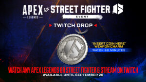 【APEX】Twitch Drop(チャーム）ストリートファイター6コラボ記念
