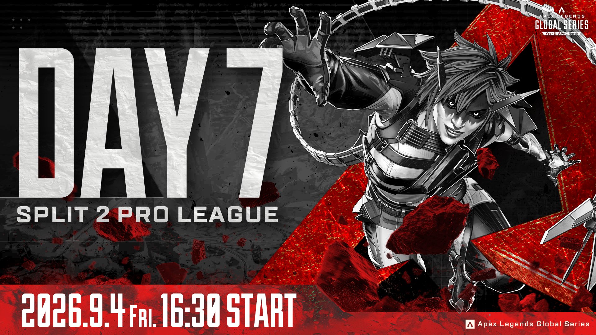【APEX】ALGS Y6 SP2 DAY7は、9月4日金16:30から開始！！