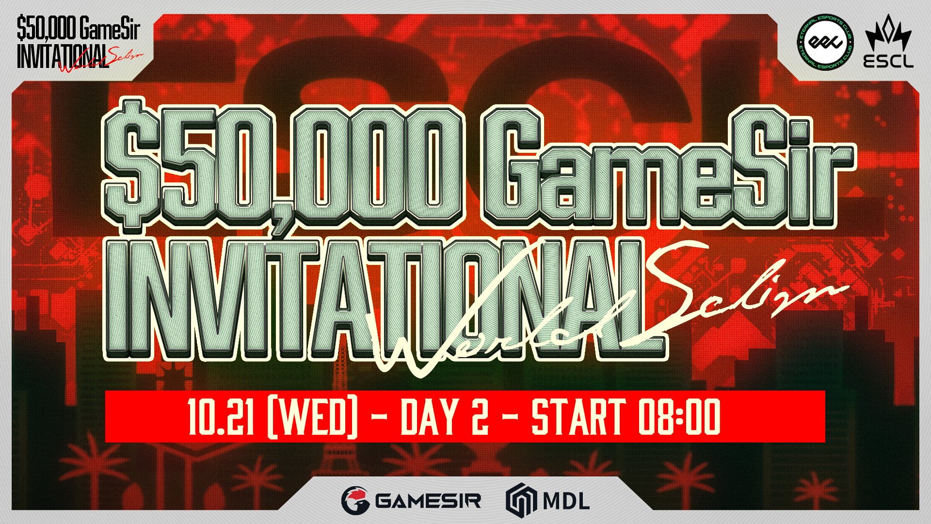 賞金総額800万円！世界スクリム $50,000 GameSir Invitational  DAY2