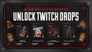 【APEX】ALGSをTwitchで視聴してアイテムをGET！Twitch DROPが今回もやります！